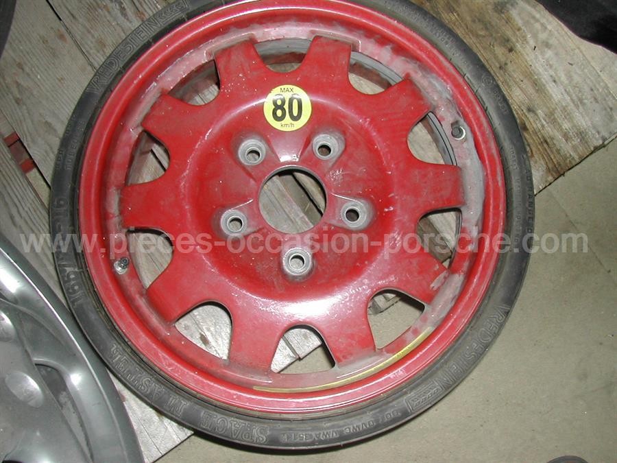 Roue de secours alu 5 1/2x16 Porsche 